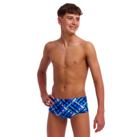 Детские плавки Funky Trunks Boy's Sidewinder Trunks Under Over (FTS015B72250) размер 28 (12-13 лет) синие