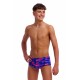 Дитячі плавки Funky Trunks Boy's Sidewinder Trunks Warped Waves (FTS015B72222) розмір 28 (12-13 років) фіолетові