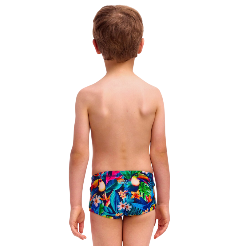 Дитячі плавки Funky Trunks Toddler Boy's Printed Trunks Birdie Wordie (FTS002B72248) розмір (5 років) сині