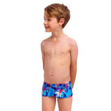 Дитячі плавки Funky Trunks Toddler Boy's Printed Trunks Messy Messy Messy (FTS002B72252) розмір (4 роки) сині