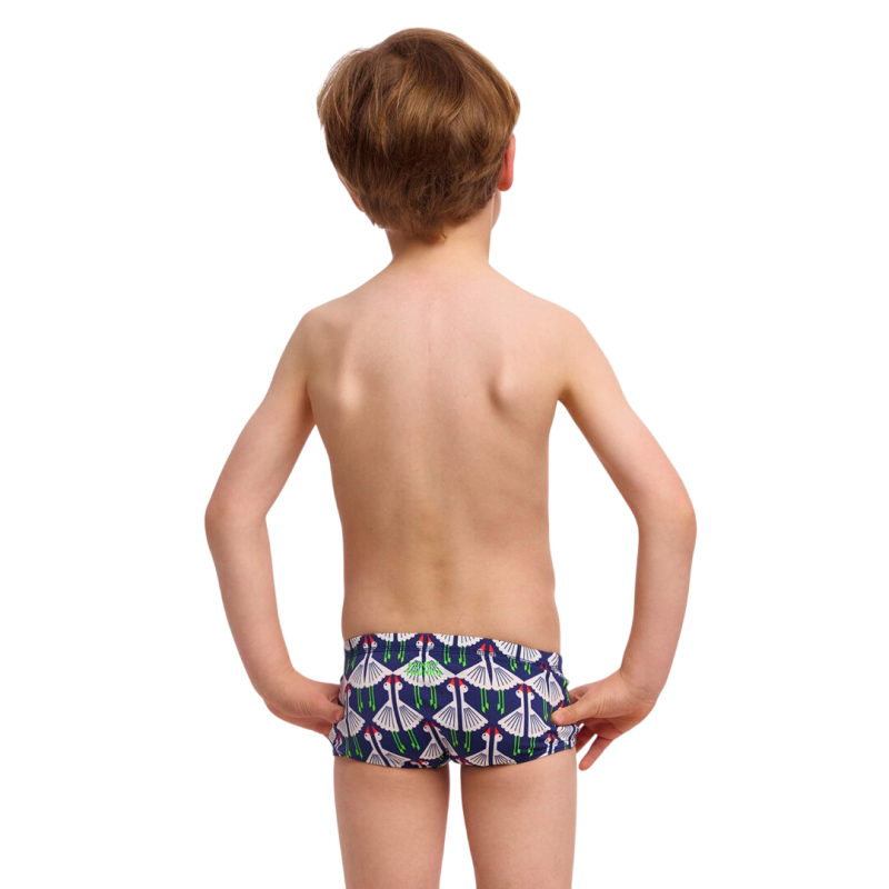 Дитячі плавки Funky Trunks Toddler Boy's Printed Trunks Sitting Duck (FTS002B72174) розмір (5 років) сині