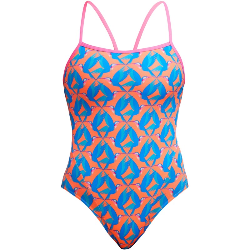 Жіночий купальник Funkita Ladies Single Strap One Piece In A Flap (FKS030L72227) розмір 8 блакитний