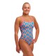 Жіночий купальник Funkita Ladies Single Strap One Piece In A Flap (FKS030L72227) розмір 10 блакитний