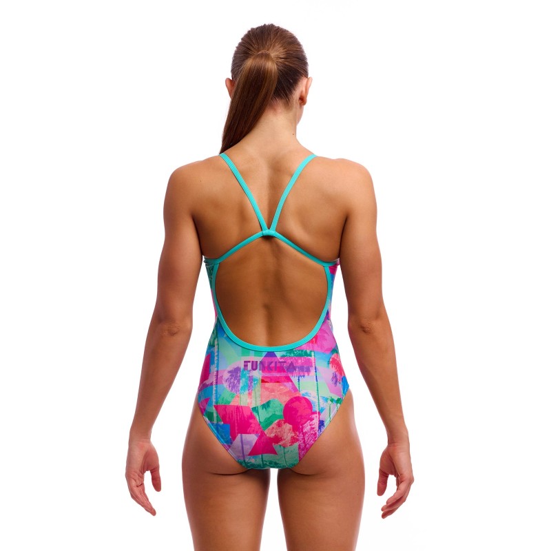 Жіночий купальник Funkita Ladies Single Strap One Piece Snap That (FKS030L72178) розмір 8 рожевий