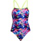 Жіночий купальник Funkita Ladies Single Strap One Piece Wet Wave (FKS030L72221) розмір 6 синій