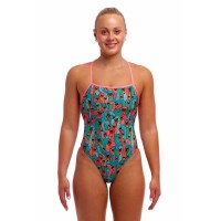 Жіночий купальник Funkita Ladies Strapped In One Piece Swan See Swan (FKS034L72230) розмір 12 з лебедями