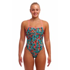Жіночий купальник Funkita Ladies Strapped In One Piece Swan See Swan (FKS034L72230) розмір 6 з лебедями