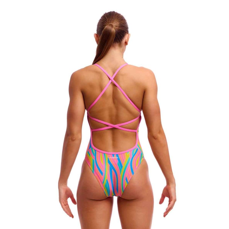 Жіночий купальник Funkita Ladies Strapped In One Piece Swirly Straws (FKS034L72181) розмір 10