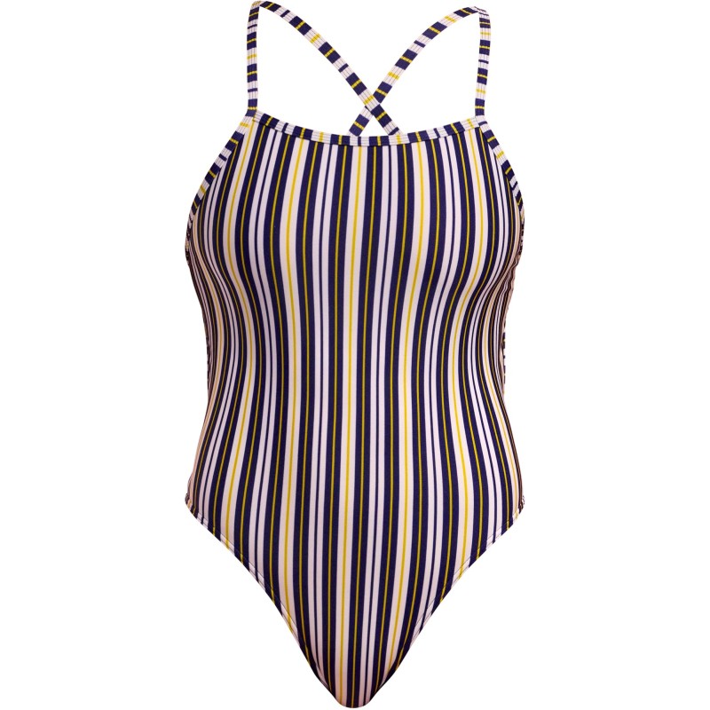 Жіночий купальник Funkita Ladies Tie Me Tight One Piece Admiralty Stripe (FKS036L72247) розмір 12 в полоску