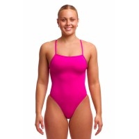 Жіночий купальник для плавання Funkita Ladies Single Strength One Piece Still Pink (FKS045L00471) розмір 10 рожевий