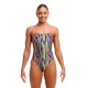 Жіночий купальник для плавання Funkita Ladies Twisted One Piece Curl Curl (FKS038L72182) розмір 10 синій