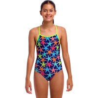 Детский купальник Funkita Girl's Strapped In One Piece Starry Night (FKS034G72218) размер 14 (14-15 лет) со звездочками