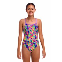 Детский купальник для плавания Funkita Girl's Single Strap One Piece Mess Match (FKS030G72251) размер 10