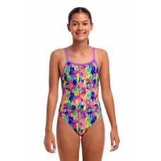 Дитячій купальник для плавання Funkita Girl's Single Strap One Piece Mess Match (FKS030G72251) розмір 10 