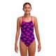 Дитячій купальник для плавання Funkita Girl's Single Strap One Piece Pinky Palms (FKS030G72228) розмір 10 з пальмами