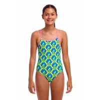Дитячій купальник для плавання Funkita Girl's Twisted One Piece Tweety Sweet (FKS038G72225) розмір 14 з калібрі