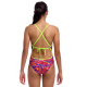 Дитячий купальник для плавання Funkita Girl's Tie Me Tight One Piece Wriggle Walls (FKS036G72223) розмір 10 червоний