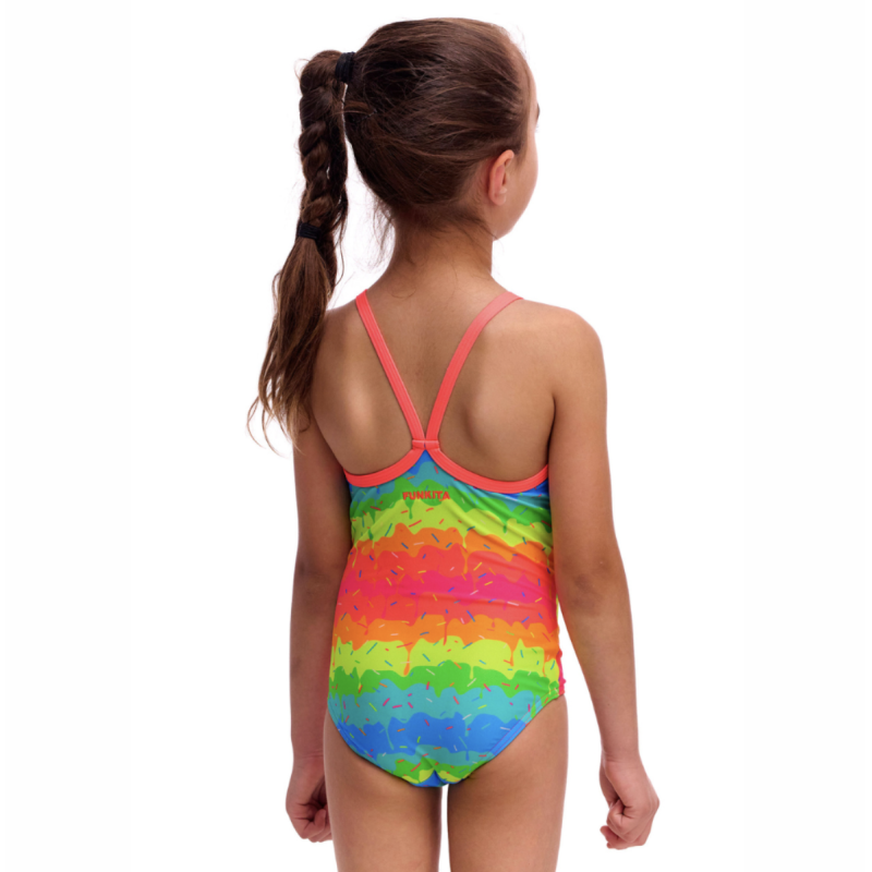 Дитячий купальник для плавання Funkita Toddler Girl's Printed One Piece Melting Mayhem (FKS022G72154) на 7 років 