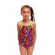 Дитячий купальник для плавання Funkita Toddler Girl's Printed One Piece Swan City (FKS022G72231) на 6 років з лебедями
