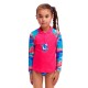 Дитячий сонцезахисний реглан для плавання (футболка з довгим рукавом) Toddler Girl's Zippy Rashie & Brief (FKS059G72153) на 3 роки 