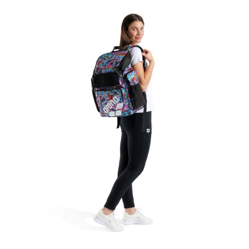Рюкзак для плавання Arena ONE GO BACKPACK 45L (010232-907) 45 літрів з ігуанами