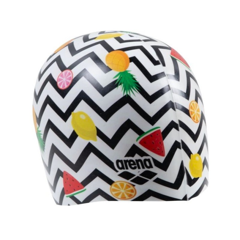 Шапочка для плавання Arena HD CAP (005572-254) біла з фруктами