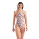Жіночий спортивний купальник для плавання Arena Women's Desert Swimsuit Swim Tech Back (010213-101) білий розмір 32 (12-13 років)