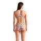 Жіночий спортивний купальник для плавання Arena Women's Desert Swimsuit Swim Tech Back (010213-101) білий розмір 40