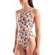Жіночий спортивний купальник для плавання Arena Women's Desert Swimsuit Swim Tech Back (010213-101) білий розмір 32 (12-13 років)