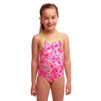 Дитячий купальник для плавання Funkita Toddler Girl's Printed One Piece Rosie Cheeky (FKS022G72285) на 5 років з трояндами