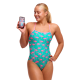 Жіночий купальник Funkita Ladies Single Strap One Piece Go Flamingo! (FKS030L00547) розмір 12 блакитний