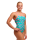 Жіночий купальник Funkita Ladies Single Strap One Piece Go Flamingo! (FKS030L00547) розмір 8 блакитний