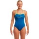 Жіночий купальник Funkita Ladies Single Strap One Piece Glacier Glam (FKS030L71778) розмір 12 синій