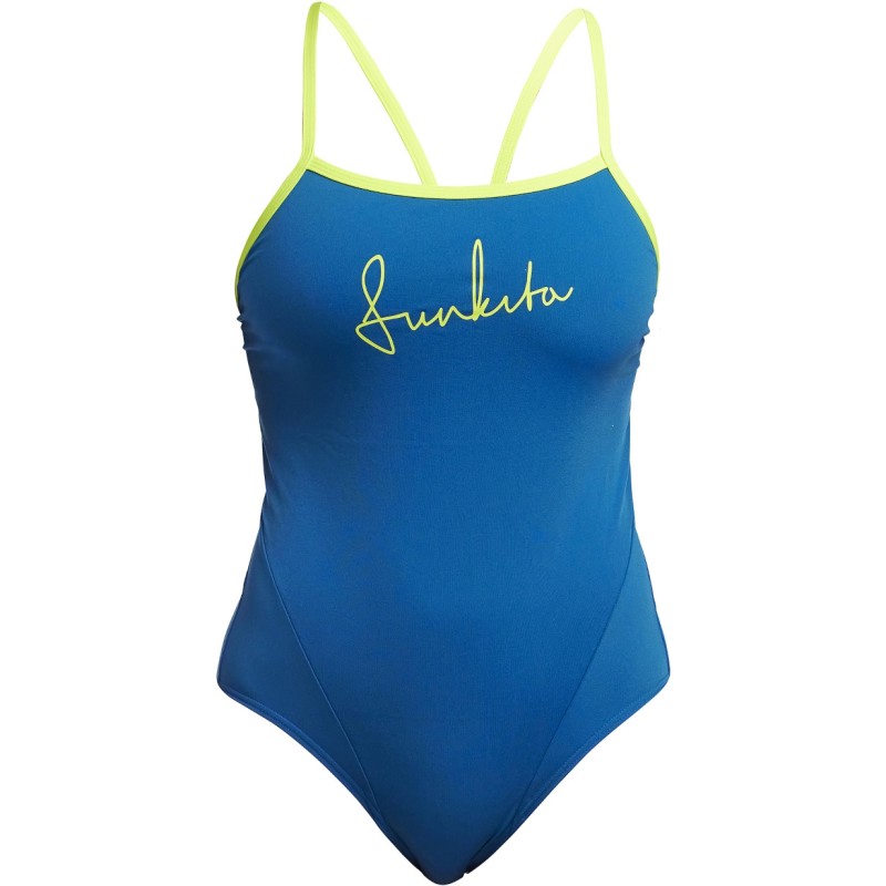 Жіночий купальник Funkita Ladies Single Strap One Piece Glacier Glam (FKS030L71778) розмір 8 синій