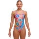 Жіночий купальник Funkita Ladies Single Strap One Piece Kulin Colour (FKS030L72299) розмір 12 рожевий
