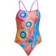Жіночий купальник Funkita Ladies Single Strap One Piece Kulin Colour (FKS030L72299) розмір 12 рожевий