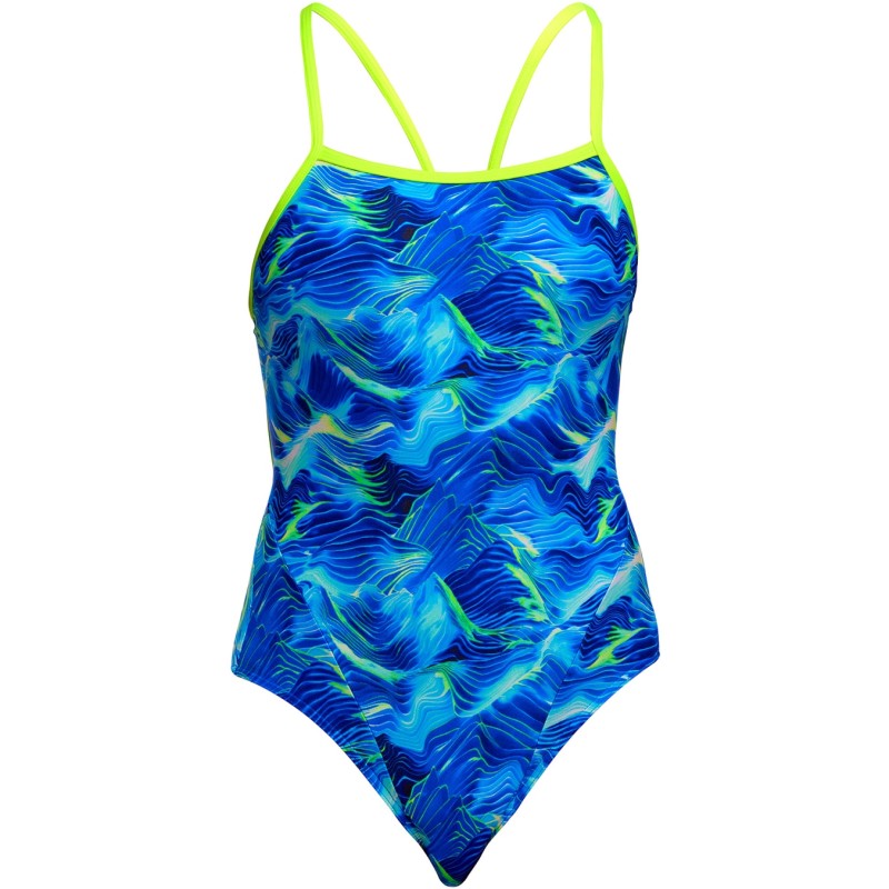 Жіночий купальник Funkita Ladies Single Strap One Piece Storm Chaser (FKS030L72307) розмір 10 синій