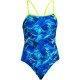 Жіночий купальник Funkita Ladies Single Strap One Piece Storm Chaser (FKS030L72307) розмір 10 синій