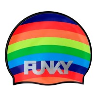 Шапочка для плавания Funky Silicone Swimming Cap Rainbowie (FYG017N7229200) с радугой