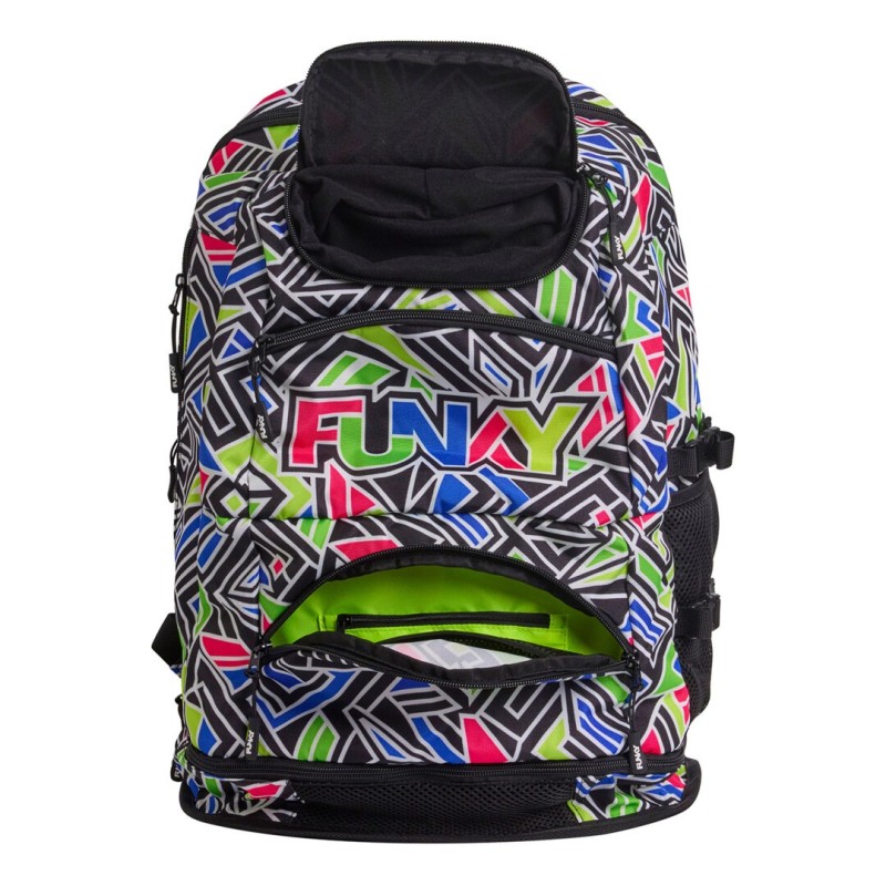 Рюкзак для плавания Funky Elite Squad Backpack Bits Of Peace (FYG003N72290) 36 литров, синий