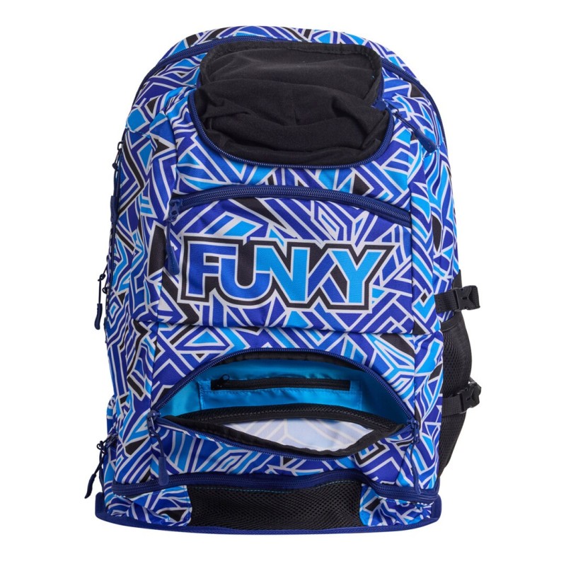Рюкзак для плавания Funky Elite Squad Backpack Blue Bits (FYG003N72291) 36 литров, синий