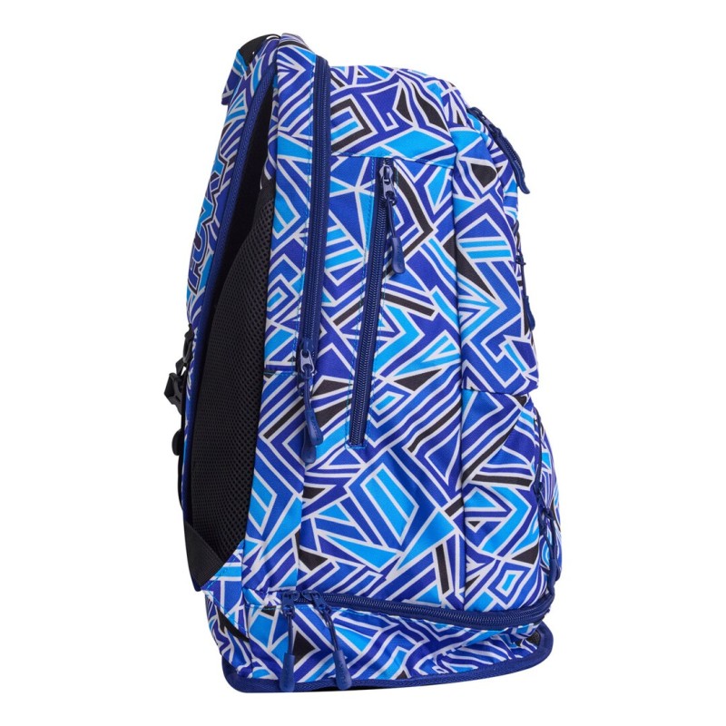 Рюкзак для плавания Funky Elite Squad Backpack Blue Bits (FYG003N72291) 36 литров, синий