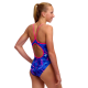 Дитячий купальник Funkita Girl's Diamond Back One Piece Rising Tide (FKS033G72306) синій розмір 12 (12-13 років)