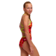 Дитячій купальник Funkita Girl's Strapped In One Piece Saucy Sonar (FKS034G72308) розмір 14 (14-15 років) червоний