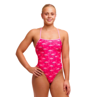 Жіночий купальник Funkita Ladies Strapped In One Piece Flaming Go Gos (FKS034L72305) розмір 12 рожевий