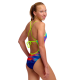 Дитячий спортивний купальник Funkita Girl's Tie Me Tight One Piece Sunset Delight (FKS036G72302) розмір 10 синій