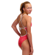 Дитячий спортивний купальник Funkita Girl's Tie Me Tight One Piece Hot Coals (FKS036G72326) розмір 14 червоний