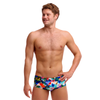 Чоловічі плавки Funky Trunks Men's Classic Trunks Palm Prism (FTS001M722970) розмір 32 (S) блакитні