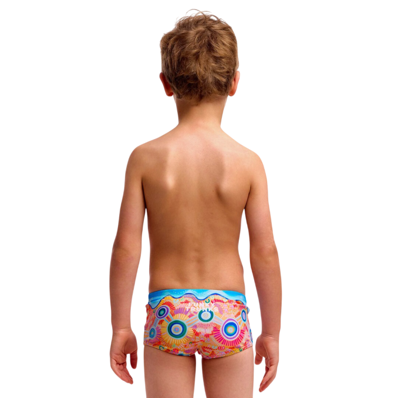 Дитячі плавки Funky Trunks Toddler Boy's Printed Trunks Kulin Colour (FTS002B72299) розмір (6 років) блакитні