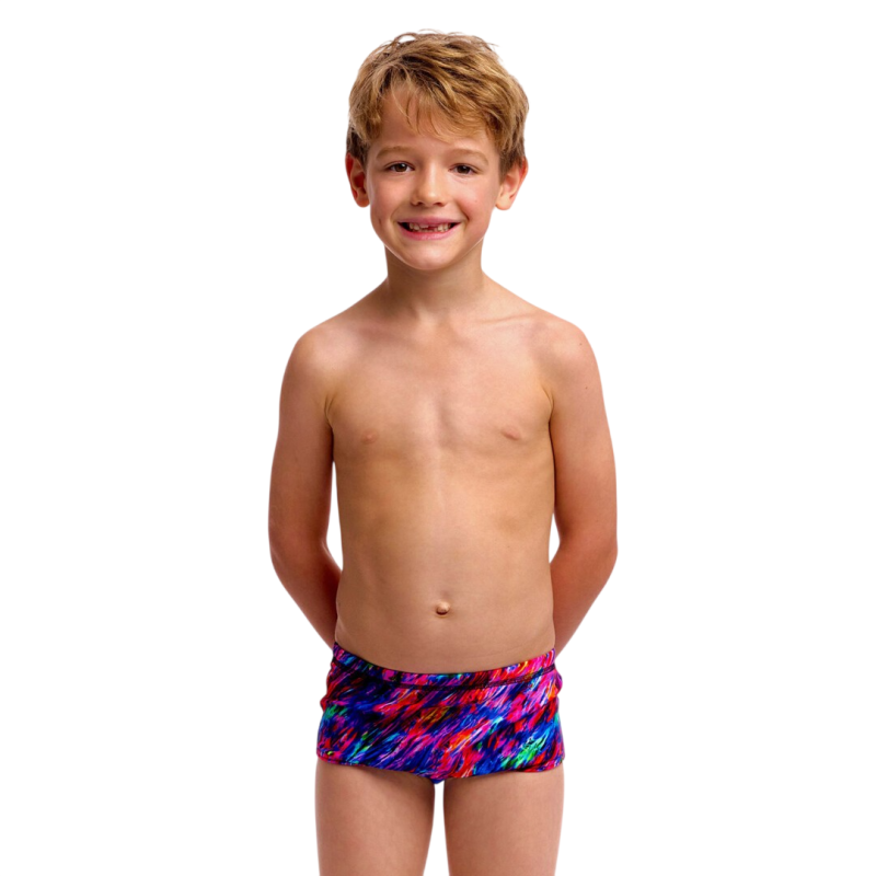 Дитячі плавки Funky Trunks Toddler Boy's Printed Trunks Big Bang (FTS002B72300) розмір (5 років) фіолетовий